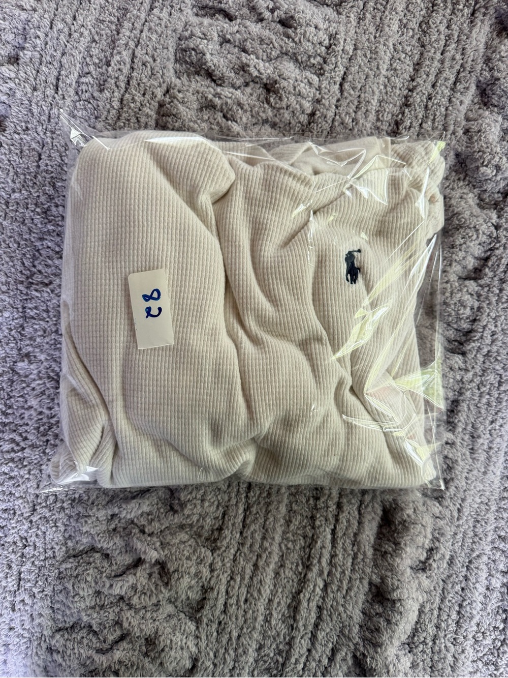 Polo Ralph Lauren Waffle-knit Cotton Hoodie-White $89 MSRP - Picture 10 of 13